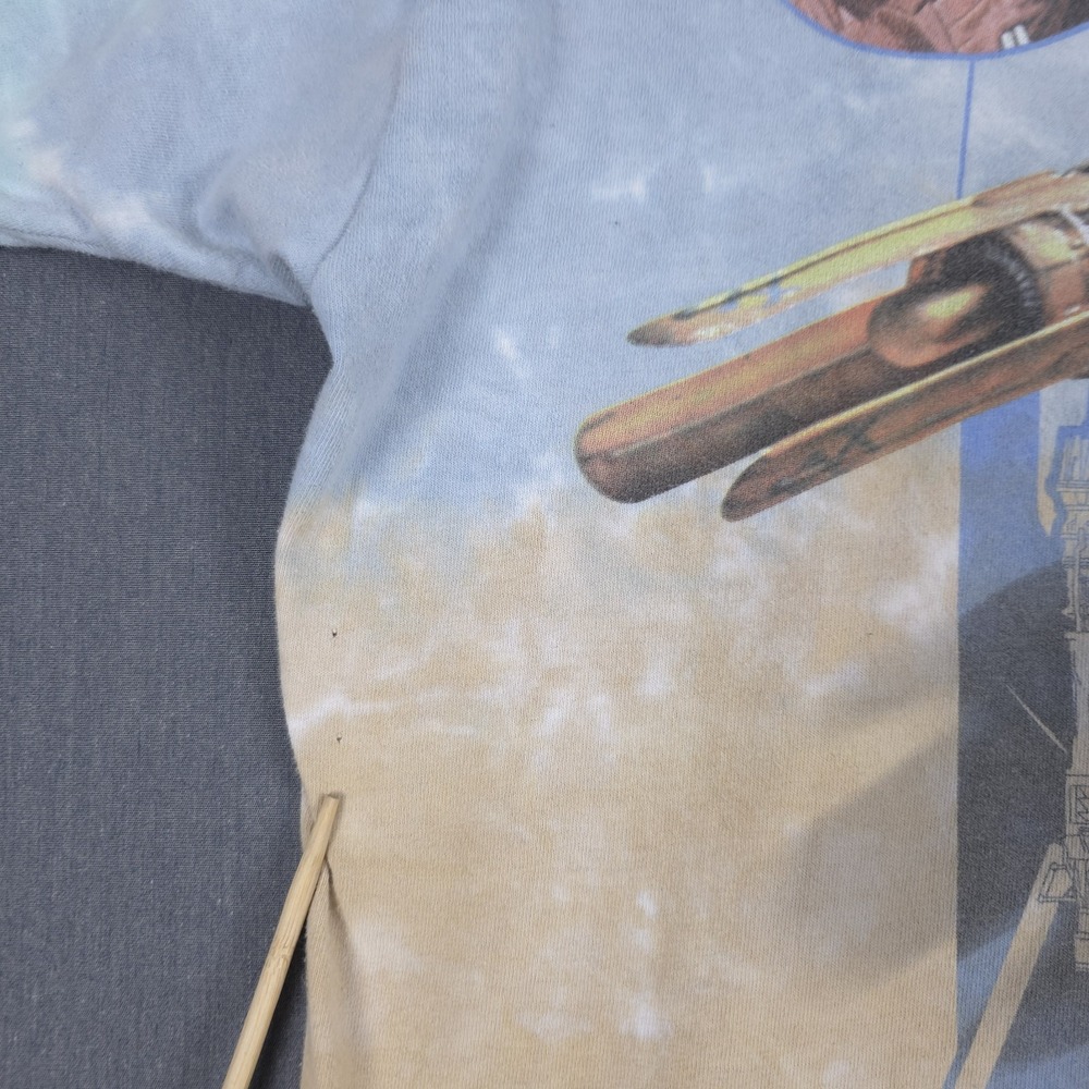 Star Wars Anakin's Podracer Shirt Mens XL Tie Dye Short Sleeve Graphic Tee Y2K - Picture 4 of 9